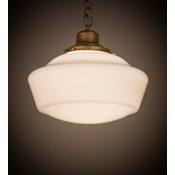 Meyda Tiffany Revival 16" Wide Pendant Transparent Brass