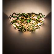 Meyda Tiffany Welcome 2 Light 6" Tall Wall Sconce Black
