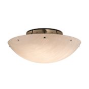 Meyda Tiffany Artesia 12 Light 60" Wide Semi-Flush Bowl Ceiling Fixture - Timeless Bronze Finish Timeless Bronze