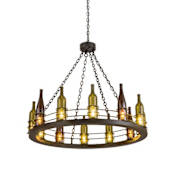 Meyda Tiffany Tuscan Vineyard 12 Light 42" Wide Ring Chandelier N/A