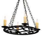 Meyda Tiffany Ashley 4 Light 20" Wide Taper Candle Style Chandelier N/A
