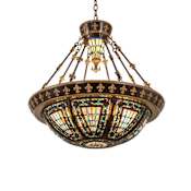 Meyda Tiffany Fleur-de-lis 4 Light 29" Wide Pendant N/A
