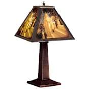 Meyda Tiffany 19" Tall Accent Table Lamp Antique