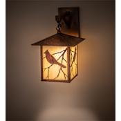 Meyda Tiffany Seneca Song Bird 14" Tall Wall Sconce Vintage Copper