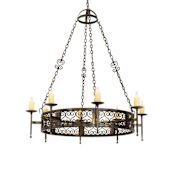 Meyda Tiffany Toscano 8 Light 48" Wide Candle Style Chandelier N/A