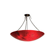 Meyda Tiffany Metro Fusion 3 Light 30" Wide Semi-Flush Bowl Ceiling Fixture Black
