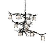 Meyda Tiffany Pine Branch 10 Light 39" Wide Chandelier N/A