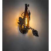 Meyda Tiffany Tuscan Vineyard 17" Tall Wall Sconce Oil Rubbed Bronze