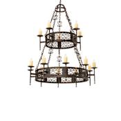 Meyda Tiffany Toscano 15 Light 48" Wide Taper Candle Style Chandelier N/A