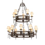 Meyda Tiffany Toscano 15 Light 48" Wide Ring Chandelier N/A