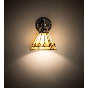 Meyda Tiffany Belvidere 11" Tall Wall Sconce Mahogany Bronze