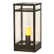 Meyda Tiffany Quadrato 31" Tall Pier Mount Post Light Oil Rubbed Bronze