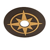 Meyda Tiffany Pelorus 32" Wide Ceiling Medallion Oil Rubbed Bronze