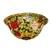 Meyda Tiffany Rosebush 10.5" Tall Lamp Shade N/A