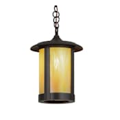 Meyda Tiffany Fulton 10" Wide Mini Pendant Craftsman Brown
