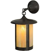 Meyda Tiffany Fulton Prime 11" Tall Wall Sconce Craftsman Brown
