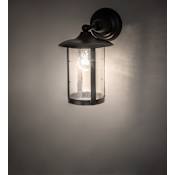 Meyda Tiffany Fulton Prime 14" Tall Wall Sconce with Shade Craftsman Brown