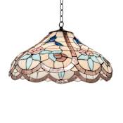 Meyda Tiffany Hummingbird 3 Light 20" Wide Pendant Mahogany Bronze