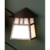Meyda Tiffany Stillwater Double Bar Mission 8" Tall Wall Sconce Black