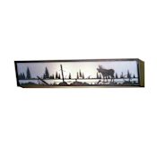 Meyda Tiffany Moose Creek 31" Wide Bath Bar Antique Brass