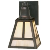 Meyda Tiffany T Mission 10" Tall Wall Sconce Craftsman Brown