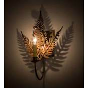 Meyda Tiffany Fern 22" Tall Wall Sconce Raw Copper / Verde