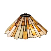 Meyda Tiffany Delta 6" Tall Lamp Shade Mahogany Bronze
