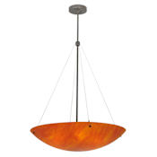 Meyda Tiffany 30" Transitional Down Lighting Pendant from the Cypola Collection Tiffany Glass