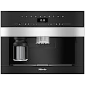 Miele 10.14 Oz. Programmable Built In Coffee Machine with OneTouch for Two and Grinder Clean Touch Steel