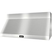 Miele 48 Inch Wide Wall Mounted Range Hood (Shell Only) Stainless Steel