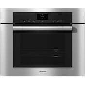 Miele 30 Inch Wide 2.54 Cu. Ft. Electric Combi Oven with Plumbed Water Connection Clean Touch Steel