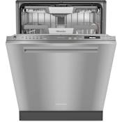 Miele 24 Inch Wide Built-In Top Control Dishwasher with QuickIntense Wash and AutoOpen Drying Stainless Steel