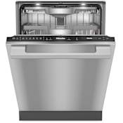 Miele 24 Inch Wide 16 Place Setting Built-In Top Control Dishwasher with 3D MultiFlex Tray and Automatic Load Sensing Stainless Steel