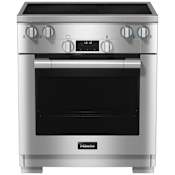Miele 30 Inch Wide 4.59 Cu. Ft. Slide In Induction Range with Rapid Preheat and Cool-Touch Fronts Stainless Steel