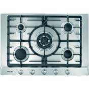 Miele 30 Inch Wide 5 Burner Gas Cooktop Stainless Steel