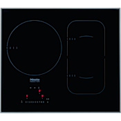 Miele 24 Inch Wide 3 Burner Induction Cooktop Stainless Steel