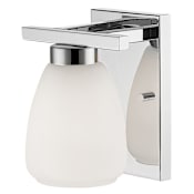 Millennium Lighting Single Light 7" Wide Bathroom Sconce with Glass Shade Chrome