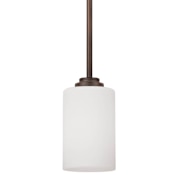 Millennium Lighting Bristo 5" Wide Single Light Mini Pendant Rubbed Bronze