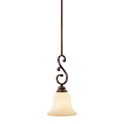 Millennium Lighting Oxford Single Light Mini Pendant Rubbed Bronze