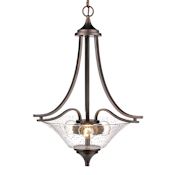 Millennium Lighting Natalie 3 Light 19" Wide Pendant Rubbed Bronze