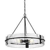 Millennium Lighting Rezi 4 Light 24" Wide Pendant Matte Black