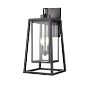 Millennium Lighting Denzell 2 Light 22" Tall Outdoor Wall Sconce Powder Coated Black