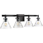 Millennium Lighting Barlon 4 Light 35" Wide Vanity Light Matte Black