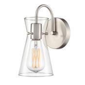 Millennium Lighting Camellia 10" Tall Bathroom Sconce Brushed Nickel