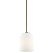 Millennium Lighting Laphia 5" Wide Mini Pendant Brushed Nickel