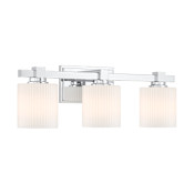 Millennium Lighting Abelson 3 Light 22" Wide Vanity Light Chrome