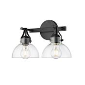 Millennium Lighting 2 Light 15" Wide Vanity Light Matte Black