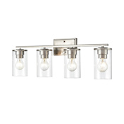 Millennium Lighting Verlana 4 Light 28" Wide Vanity Light Brushed Nickel