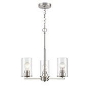 Millennium Lighting Verlana 3 Light 19" Wide Chandelier Brushed Nickel
