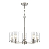 Millennium Lighting Verlana 5 Light 24" Wide Chandelier Brushed Nickel